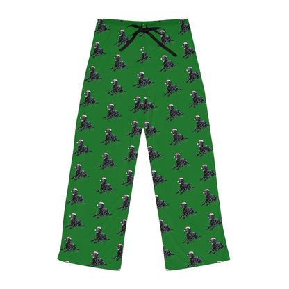Black Labrador Christmas Pajama Pants, Festive Dog Lover Lounge Pants