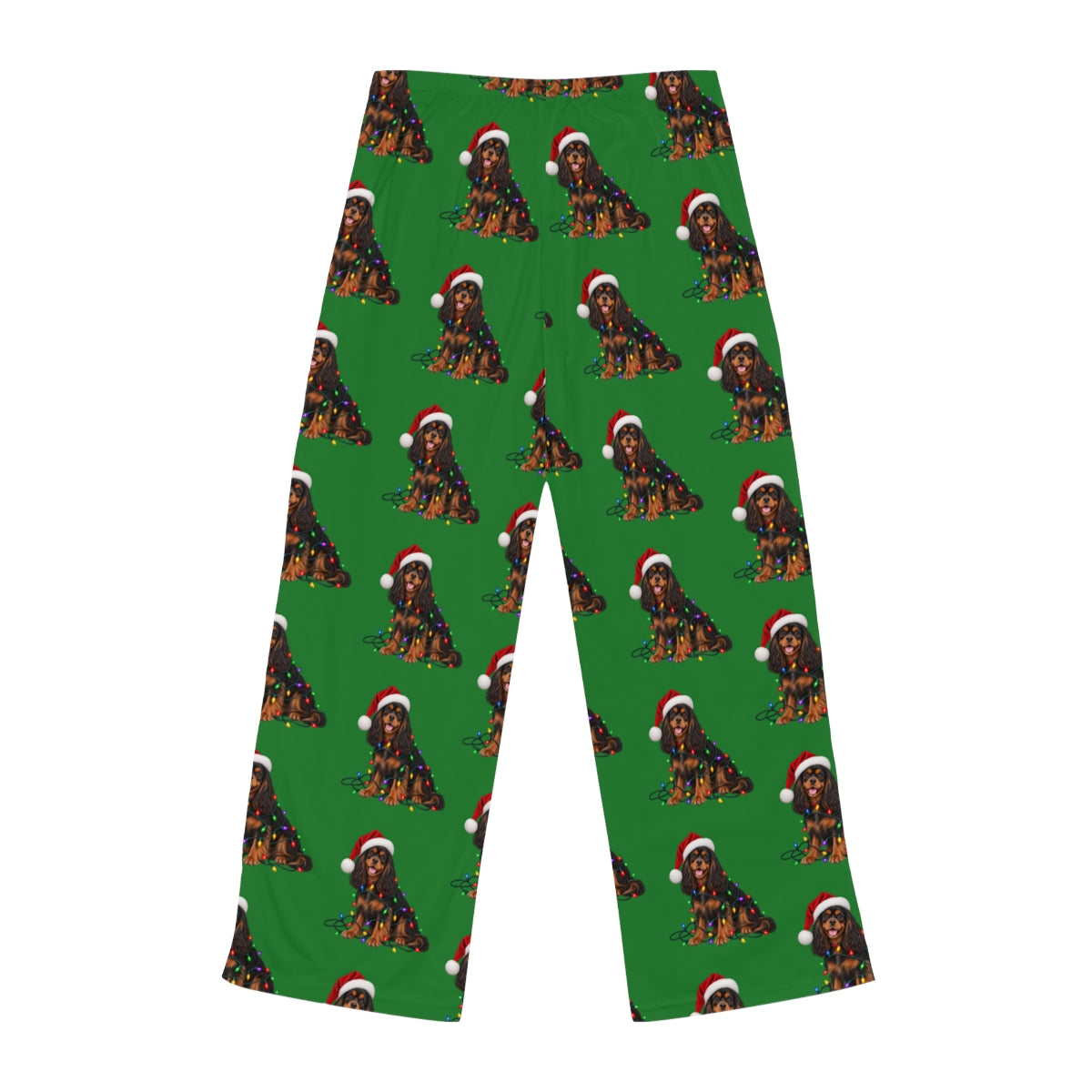 Black and Tan Cavalier Christmas Pajama Pants
