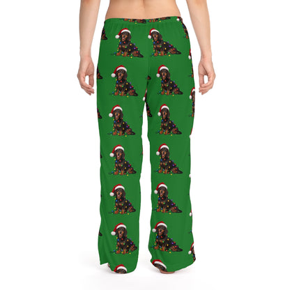 Black and Tan Dachshund Christmas Pajama Pants
