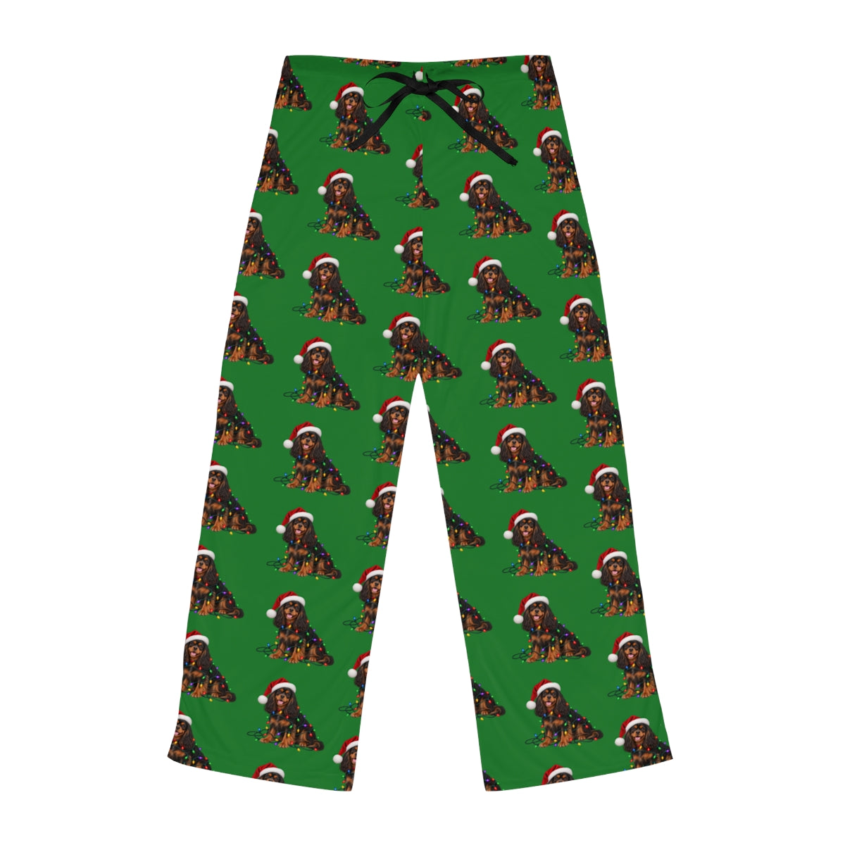 Black and Tan Cavalier Christmas Pajama Pants