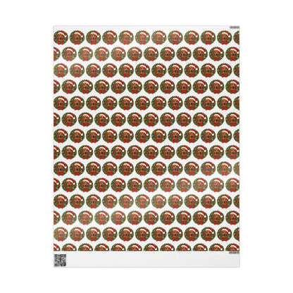Rhodesian Ridgeback Christmas Wrapping Paper, Holiday Gift Wrap for Ridgeback Lovers and Dog Moms