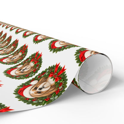Shih Tzu Christmas Wrapping Paper, Holiday Gift Wrap for Shih Tzu Lovers