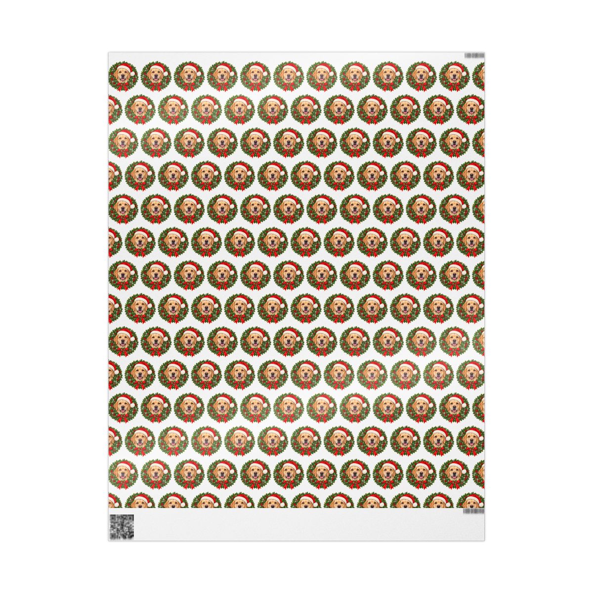 Yellow Labrador Christmas Wrapping Paper, Holiday Gift Wrap for Lab Lovers and Dog Moms