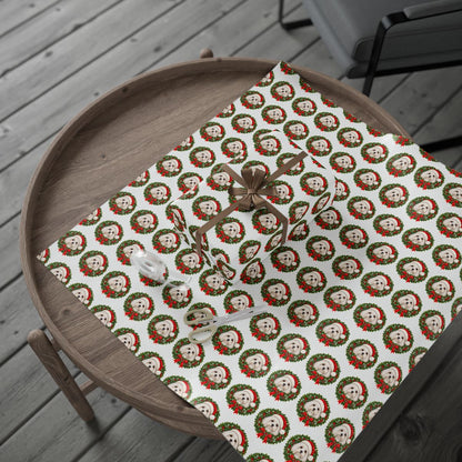 Maltese Christmas Wrapping Paper, Holiday Gift Wrap for Maltese Lovers and Dog Moms