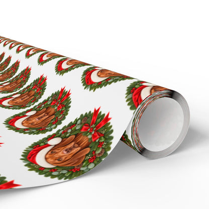 Vizsla Christmas Wrapping Paper, Holiday Gift Wrap for Vizsla Lovers and Dog Moms