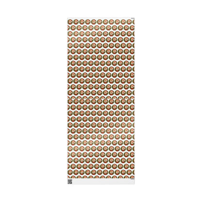 Red Shiba Inu Christmas Wrapping Paper, Holiday Gift Wrap for Shiba Lovers