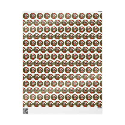 Pitbull Christmas Wrapping Paper, Holiday Gift Wrap for Pit Bull Lovers and Dog Moms