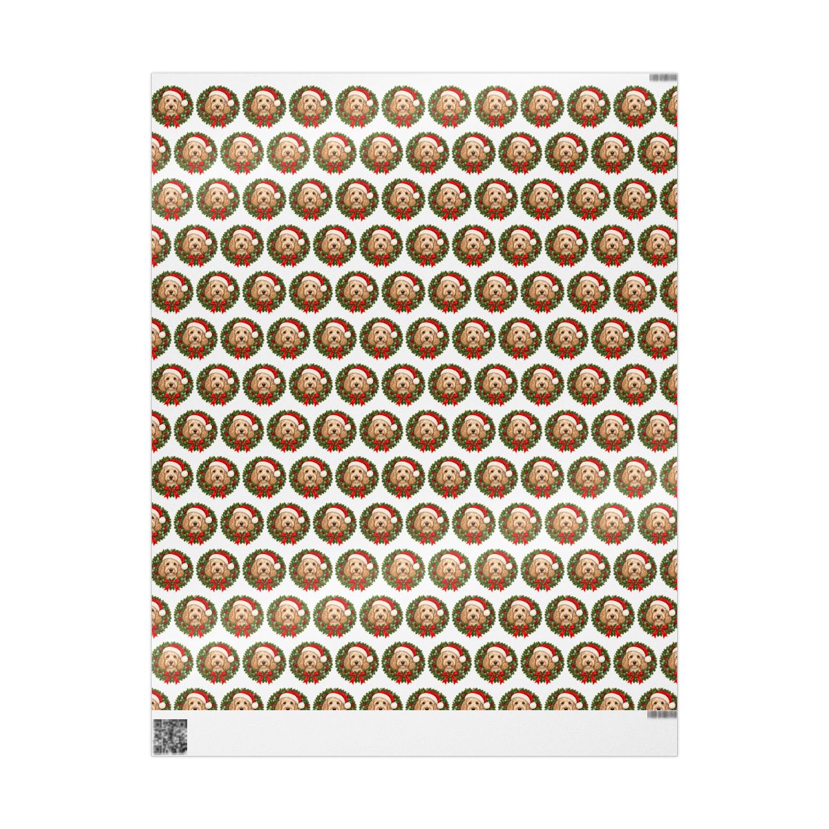 Labradoodle Christmas Wrapping Paper, Holiday Gift Wrap for Doodle Lovers and Dog Moms