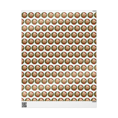 Labradoodle Christmas Wrapping Paper, Holiday Gift Wrap for Doodle Lovers and Dog Moms