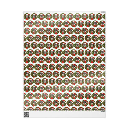 Schnauzer Christmas Wrapping Paper, Holiday Gift Wrap for Schnauzer Lovers and Dog Moms