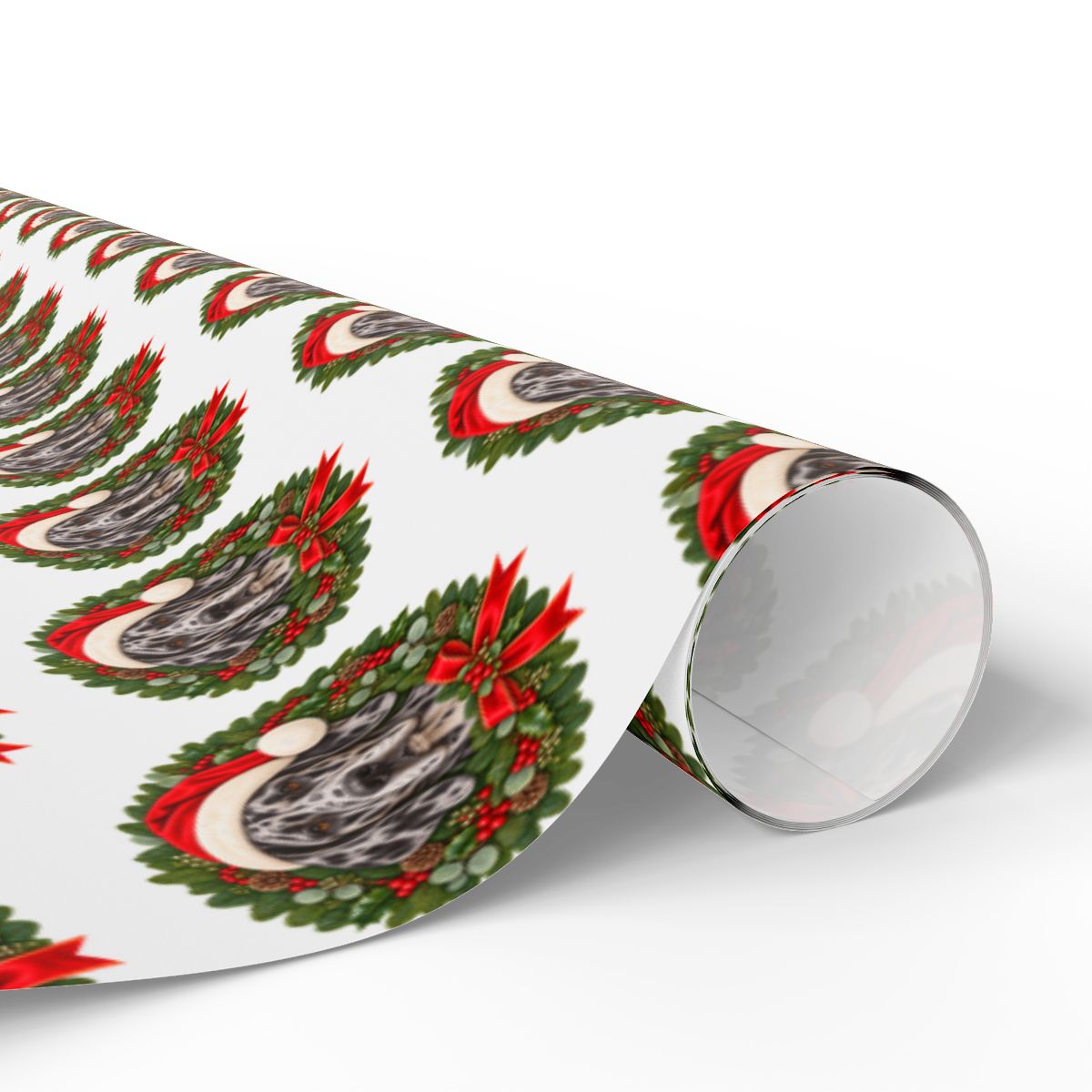 Merle Great Dane Christmas Wrapping Paper, Holiday Gift Wrap for Great Dane Lovers