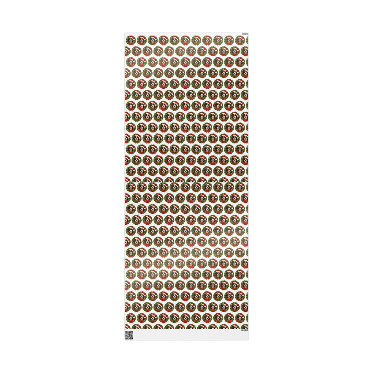 Bernedoodle Christmas Wrapping Paper, Holiday Gift Wrap for Bernedoodle Lovers, Festive Dog Paper