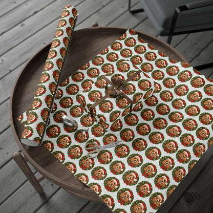 Cocker Spaniel Christmas Wrapping Paper, Holiday Gift Wrap for Cocker Spaniel Lovers, Dog Moms