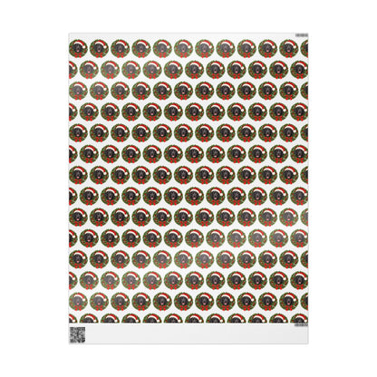 Black Labrador Christmas Wrapping Paper, Holiday Gift Wrap for Lab Lovers and Dog Moms