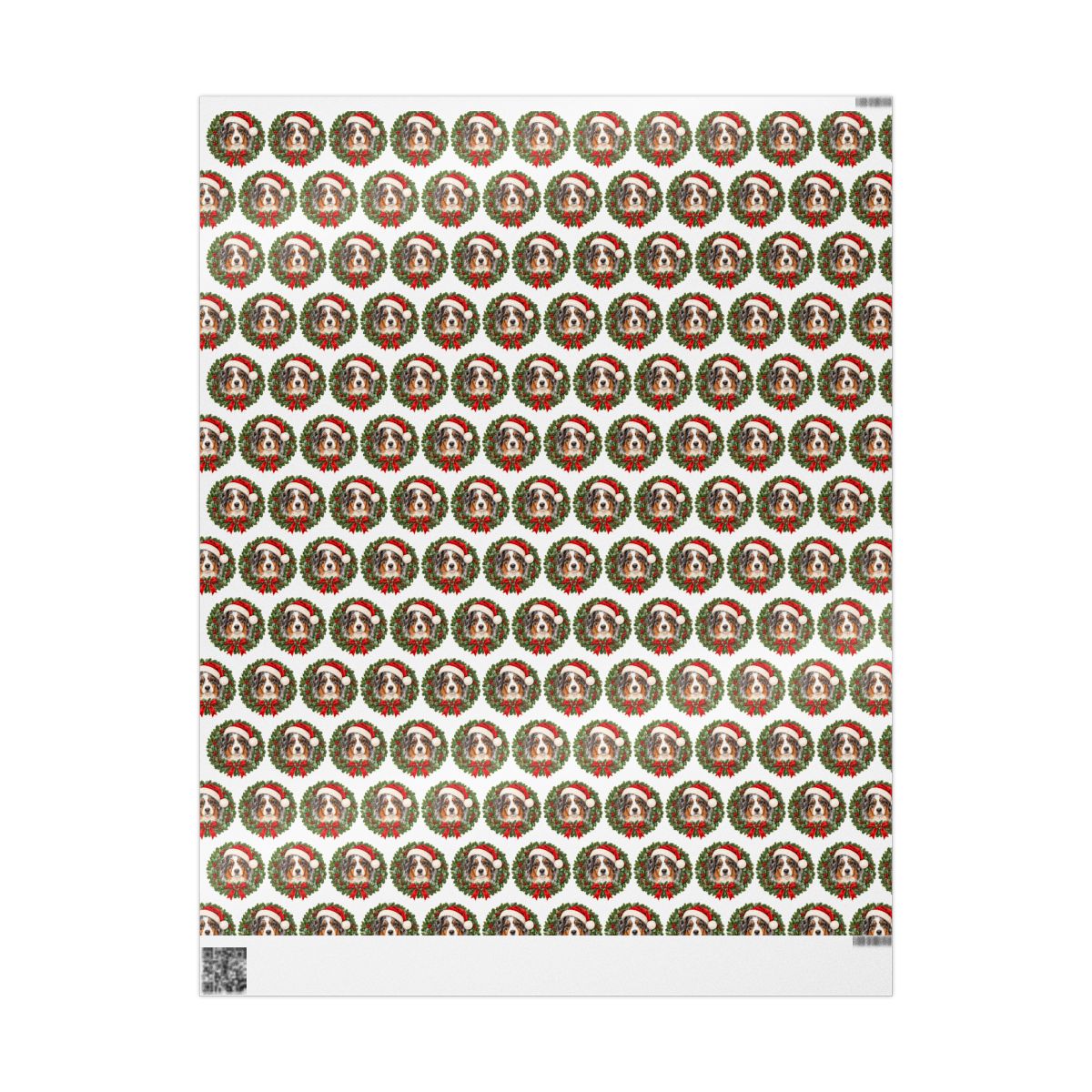 Australian Shepherd Christmas Wrapping Paper, Aussie Dog Gift Wrap, Holiday Paper for Dog Lovers