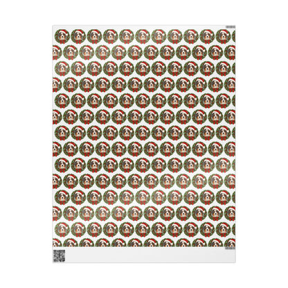 Australian Shepherd Christmas Wrapping Paper, Aussie Dog Gift Wrap, Holiday Paper for Dog Lovers