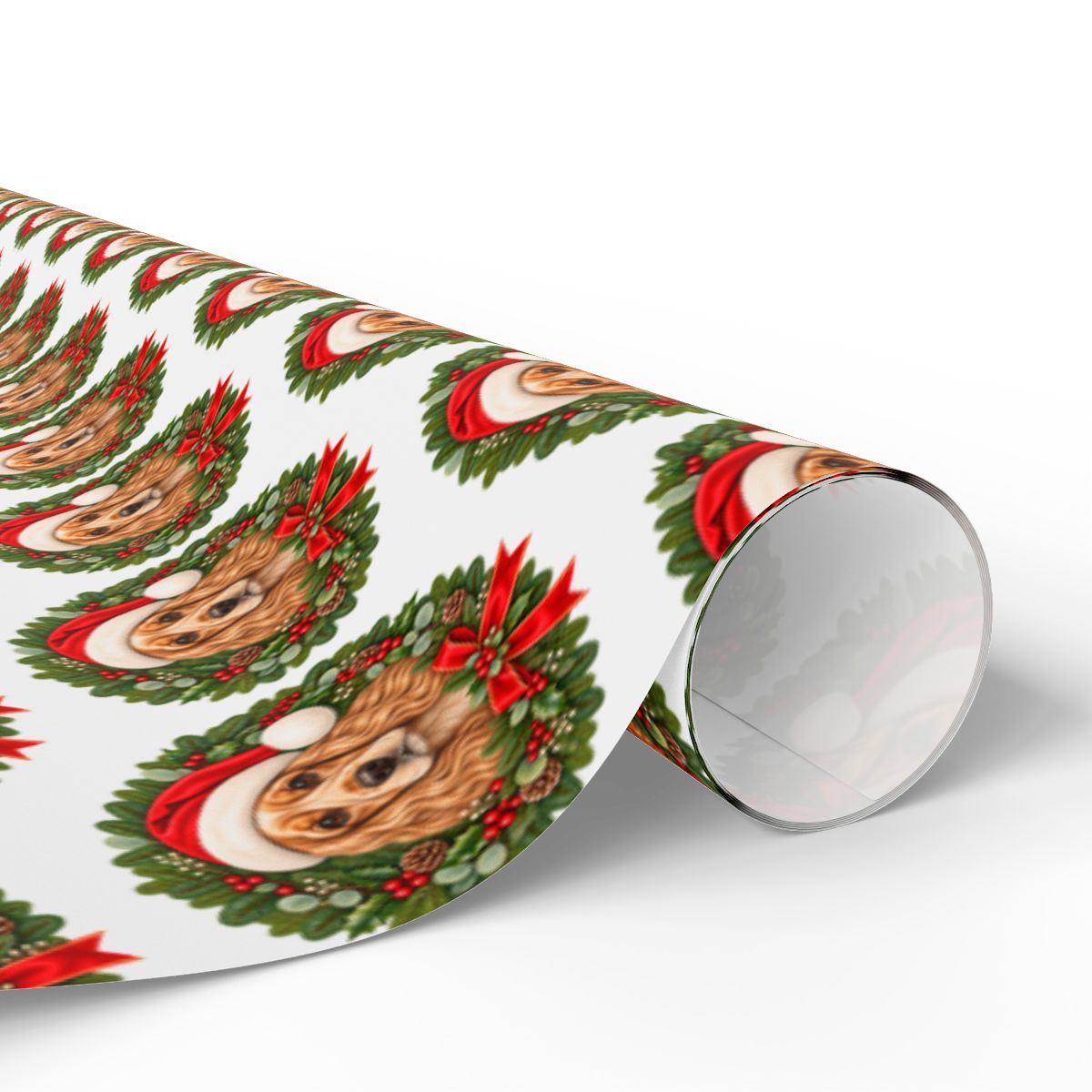 Cocker Spaniel Christmas Wrapping Paper, Holiday Gift Wrap for Cocker Spaniel Lovers, Dog Moms